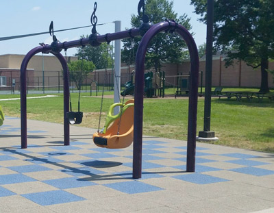 accessible swings at lodato park